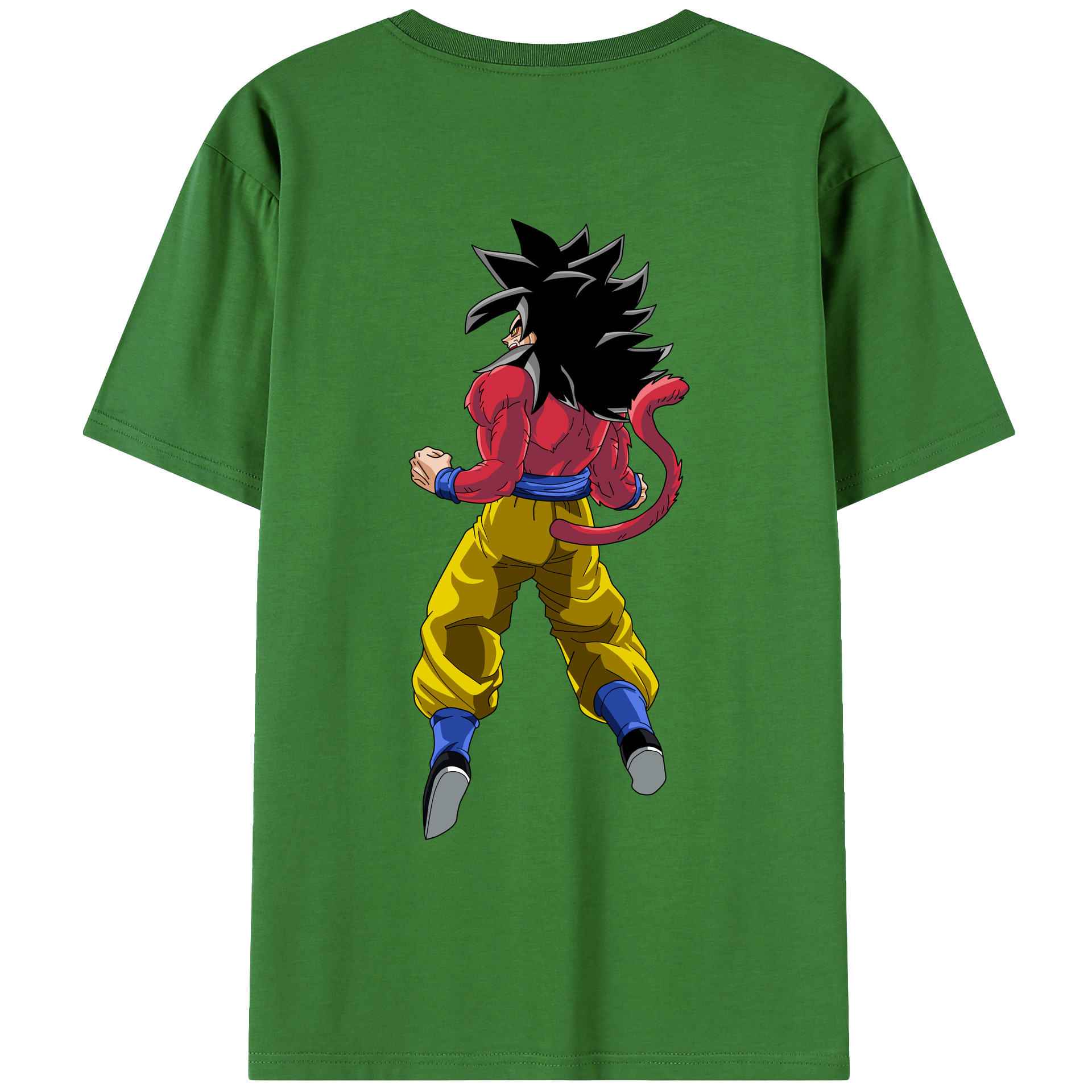 （画像用） ドラゴンボール 孫悟空（そん ごくう）Son Goku カカロット DRAGON BALL Kakarotto レディース半袖Tシャツ(バックプリント)